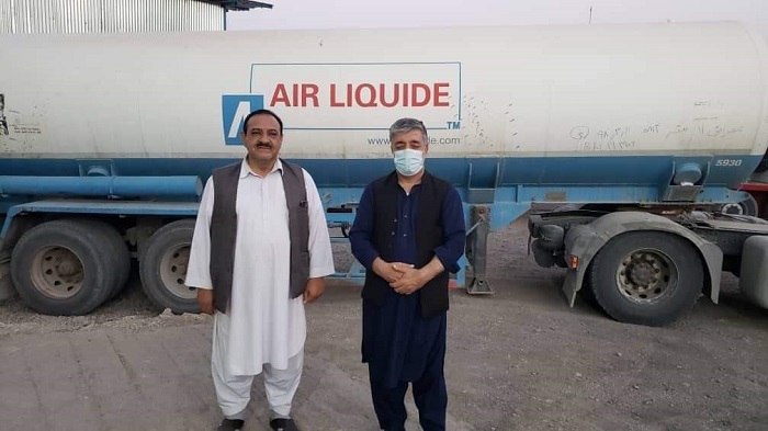 ورود نخستین محموله اکسیژن از ایران به افغانستان