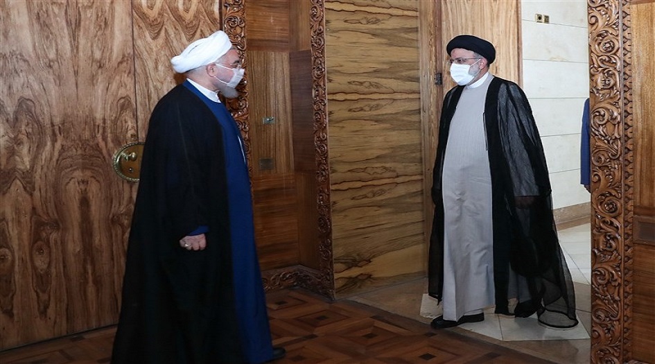 الرئيس الايراني المنتخب يزور الرئيس روحاني