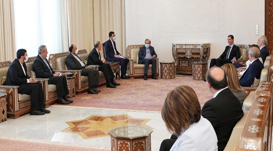 كبير مساعدي وزير الخارجية الايراني يجري مباحثات مع الرئيس السوري