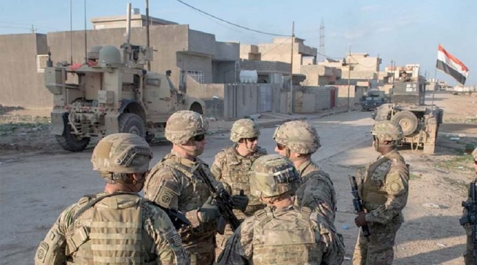 الحشد الشعبي: القوات الامريكية تختلق الأحداث لابقاء قواعدها في العراق