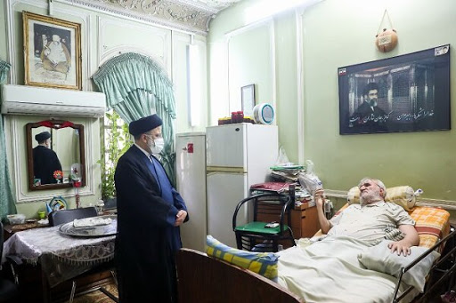 حضور سرزده رئیس جمهور منتخب در آسایشگاه جانبازان امام خمینی + عکس