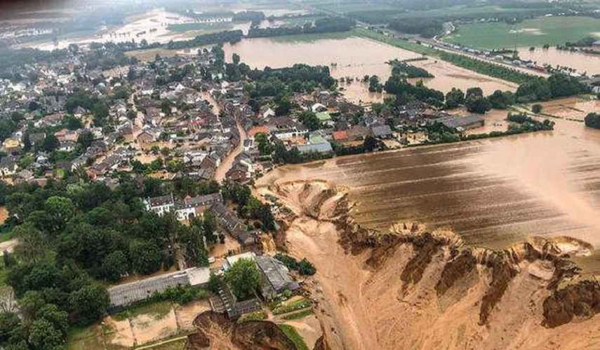 ارتفاع عدد قتلى فيضانات ألمانيا وبلجيكا إلى 183 شخصا