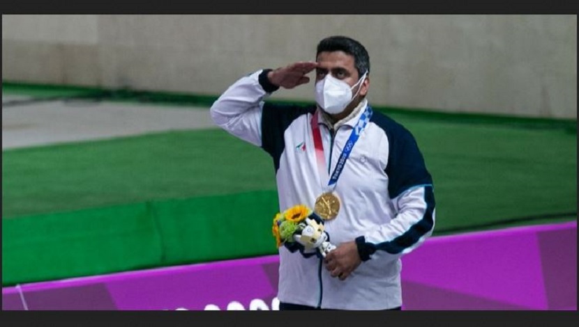 الرئيس الايراني المنتخب يهنئ فروغي لنيله ذهبية الرماية في أولمبياد طوكيو