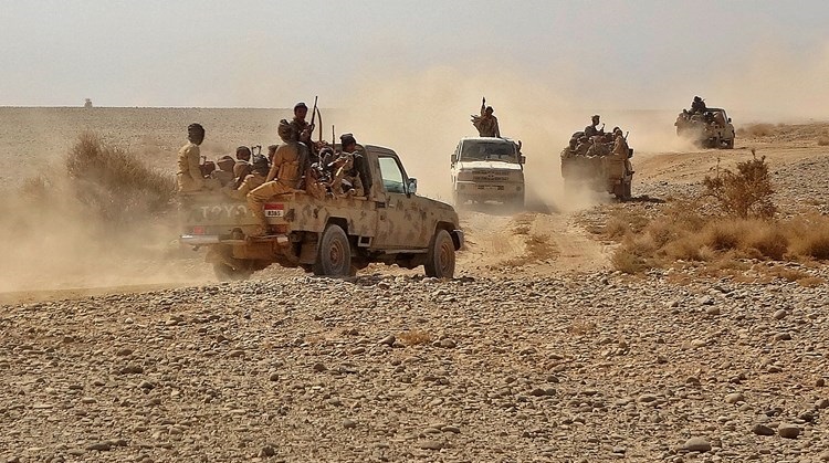 پیشروی نیروهای ارتش و کمیته های مردمی یمن در استان شبوه
