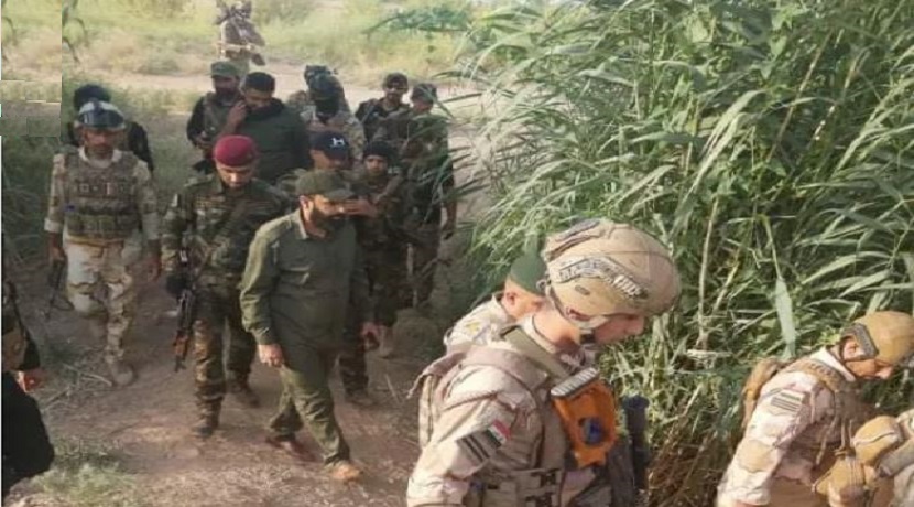 القوات العراقية تباشر عملية امنية جنوب سامراء