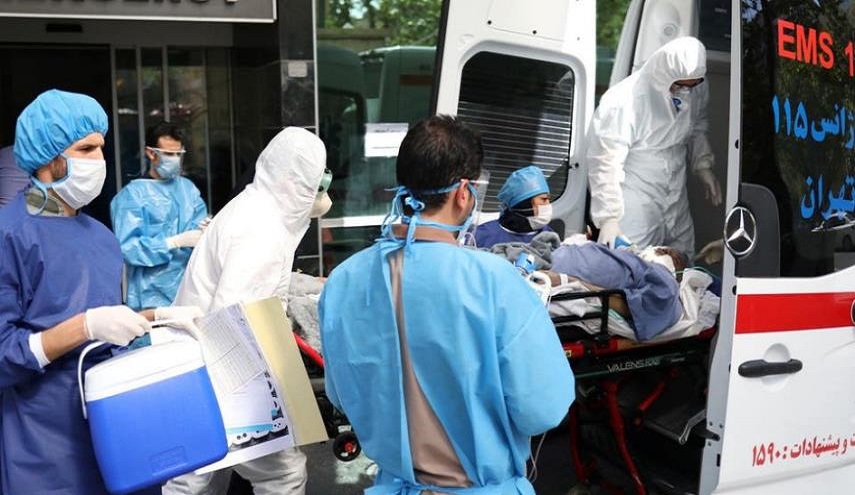 الصحة الايرانية تسجل 411 وفاة جديدة بسبب فيروس كورونا