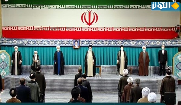 بحضور قائد الثورة الاسلامية.. بدء مراسم إنفاذ الحكم الرئاسي للرئيس الايراني الجديد