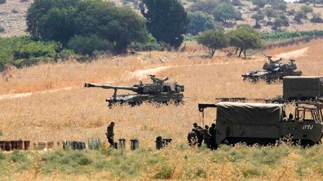 رزمایش نظامی ارتش رژیم صهیونیستی در نزدیکی نوار غزه  