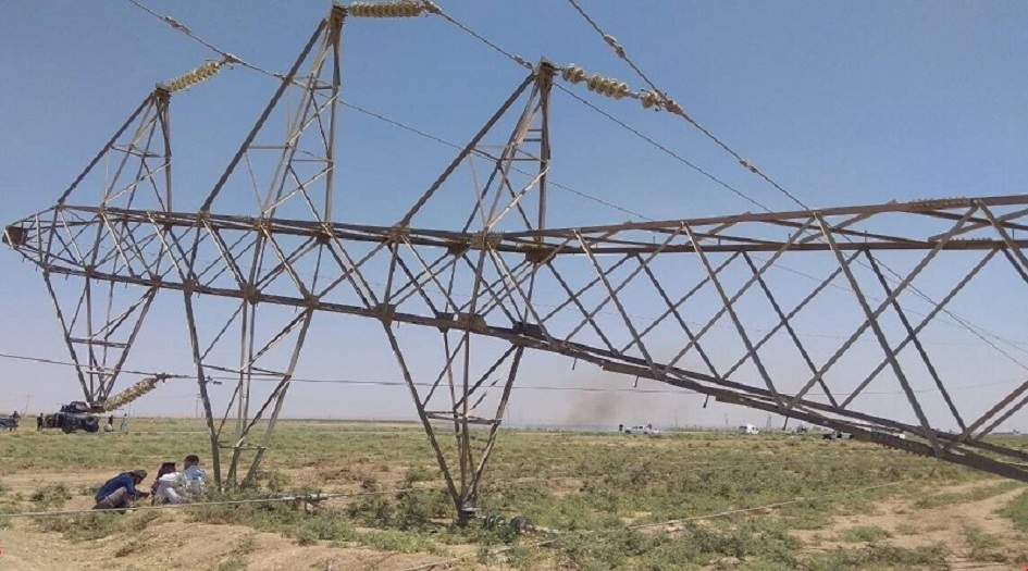 الكشف عن  هوية مستهدفي ابراج الكهرباء في العراق