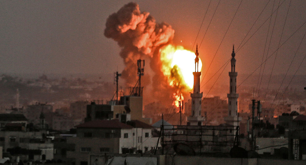  حمله هوایی رژیم صهیونیستی به نوار غزه 