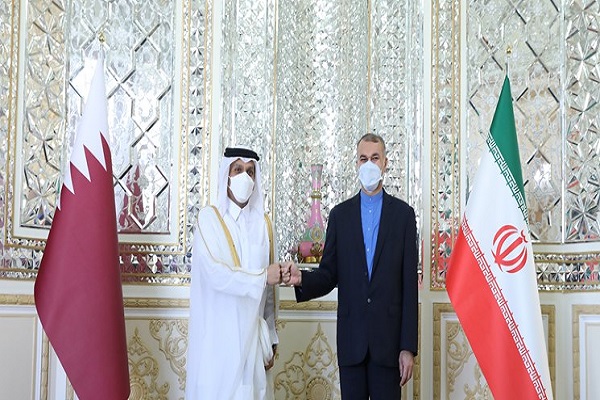 دیدار و رایزنی وزیران امور خارجه ایران و قطر در تهران