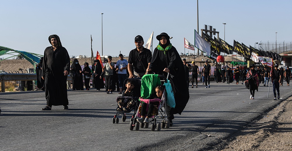 حال و هوای پیاده روی اربعین در عراق