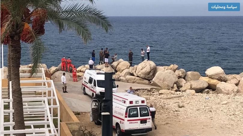 سقوط طائرة لبنانية صغيرة في البحر 