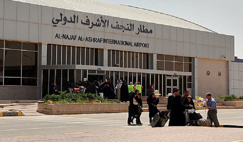 مطار النجف يعلن رفع تأشيرة الدخول عن الزوار الايرانيين
