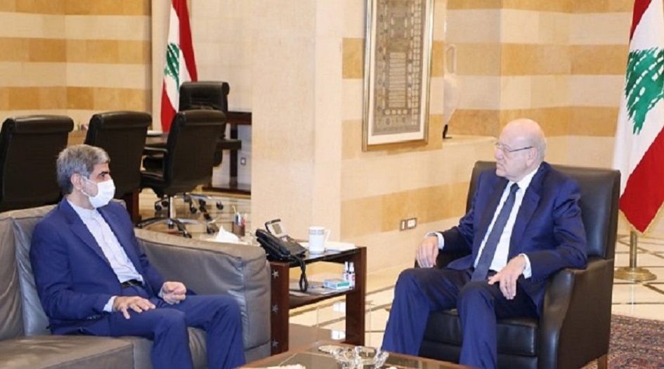 لبنان.. رئيس مجلس الوزراء  يستقبل السفير الايراني