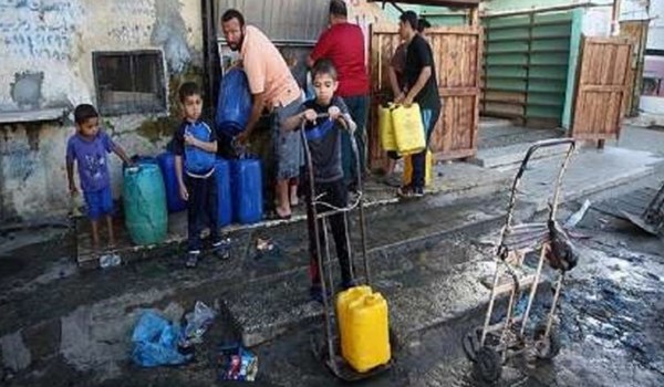 الحصار الصهيوني يتسبب في تلوث 97 بالمائة من المياه في غزة