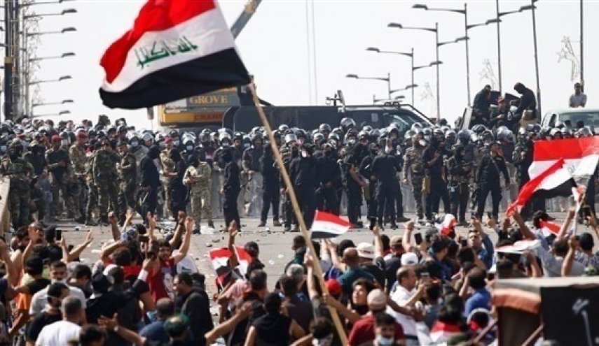 دو کشته و ۱۲۵ مجروح در جریان تظاهرات بغداد