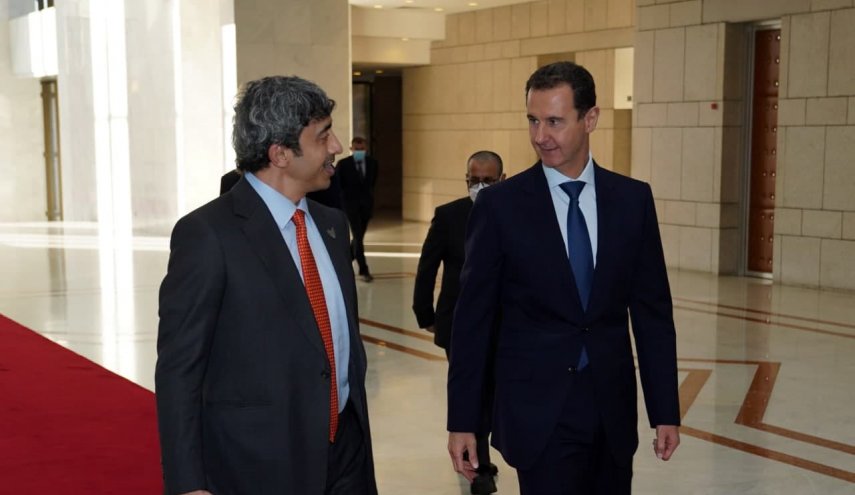 الرئيس الأسد يستقبل وزير الخارجية الاماراتي.. ماذا دار بينهما؟