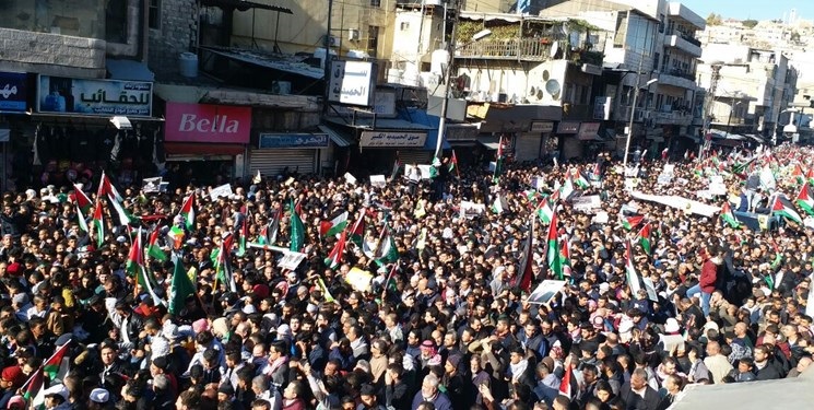 تظاهرات گسترده در اردن