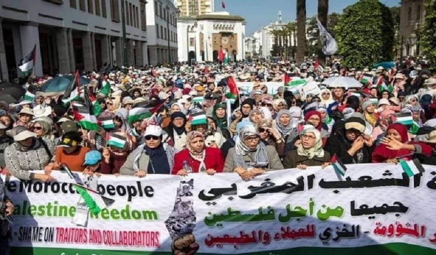 تنظيم احتجاجات في المغرب ضد التطبيع مع الكيان الصهيوني