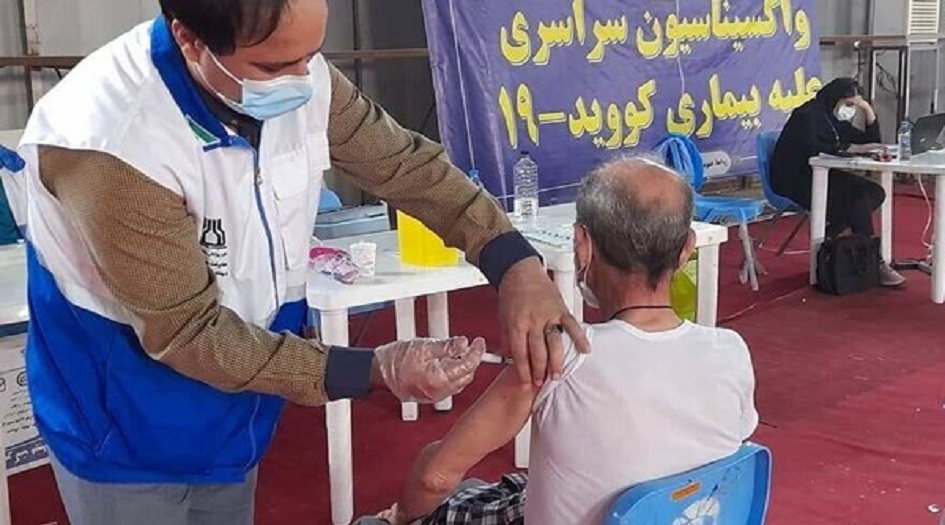 تطعيم اكثر من 100 مليون جرعة من لقاح كورونا في ايران