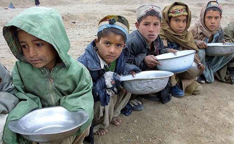 یک میلیون کودک افغان در خطر مرگ ناشی از گرسنگی