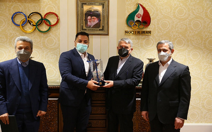 رئيس اللجنة الاولمبية الايرانية يؤكد على التعاون الرياضي بين طهران و بغداد