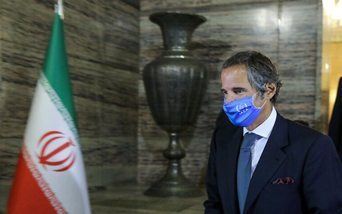رایزنی گروسی در تهران؛ ایران مصمم به پیگیری برنامه های هسته ای