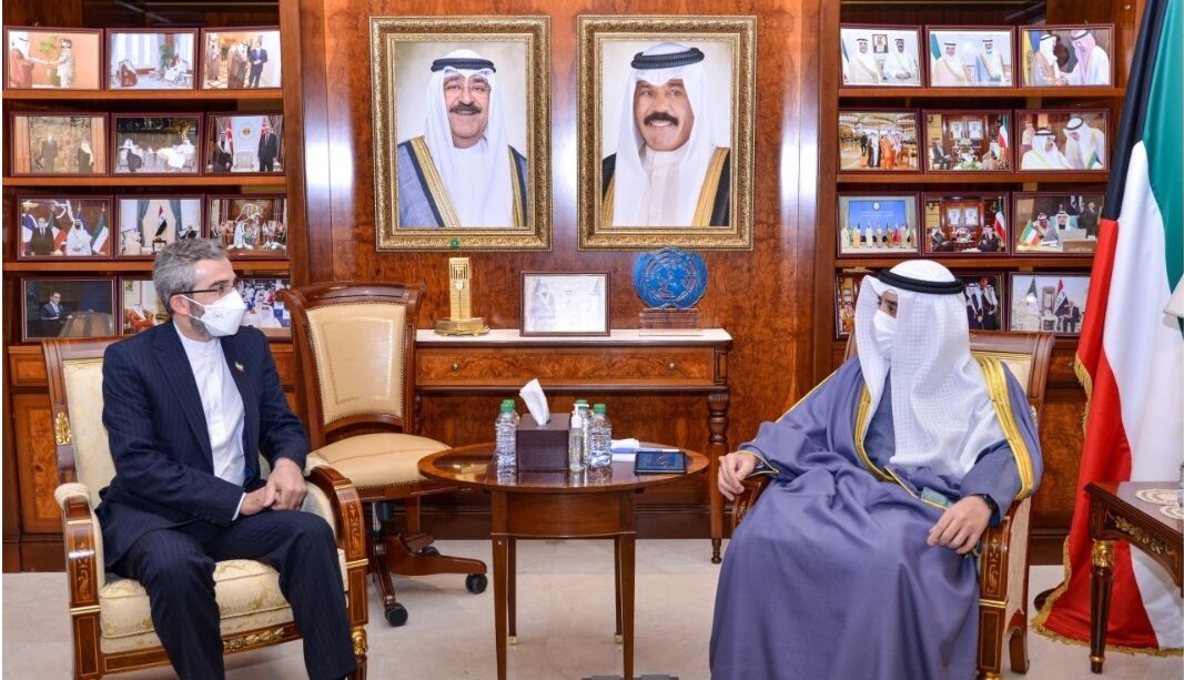 دیدار علی باقری با وزیر خارجه کویت