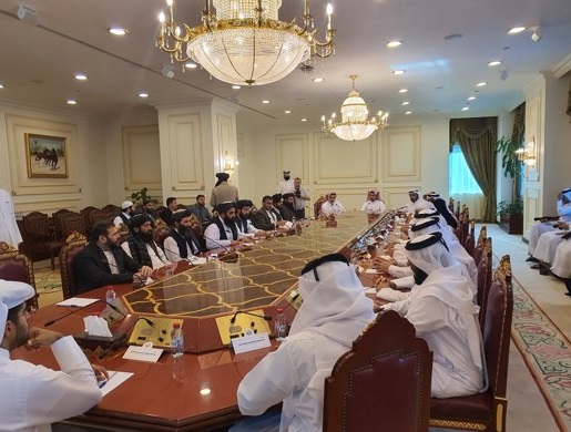 گفتگوی اعضای ارشد طالبان با مقامات قطری