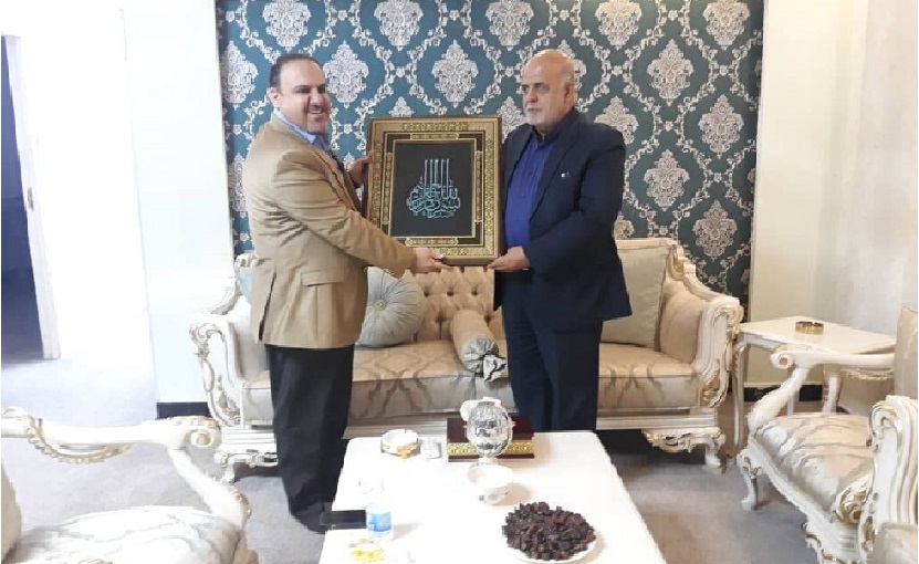 محادثات بين السفير الايراني لدى بغداد ووزير العدل العراقي 
