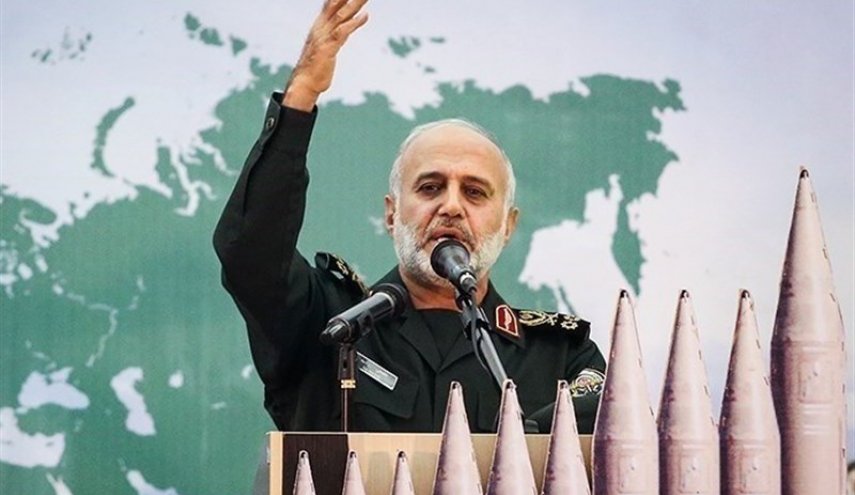 قائد مقر خاتم الأنبياء(ص) يحذر الكيان الصهيوني من مغبه اي هجوم عسكري ضد ايران 