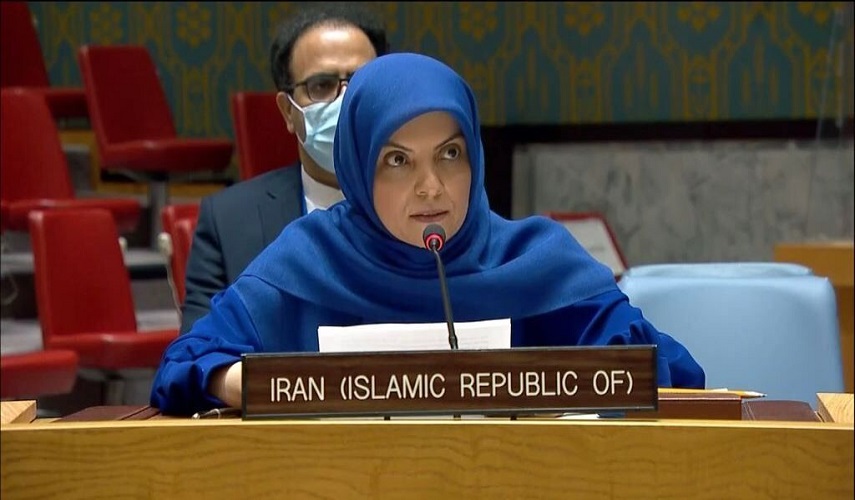 ممثلة إيران: على مجلس أمن اجبار الكيان الإسرائيلي على وقف اعتداءاته على سوريا