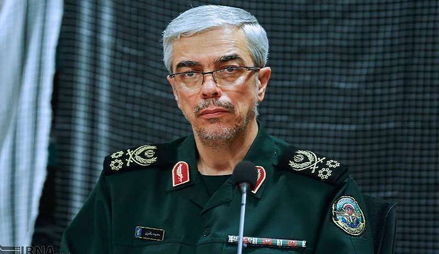 رئيس الأركان الإيراني: مناورات الرسول الأعظم (ص) تدل على جزء صغير من قدرات إيران الصاروخية