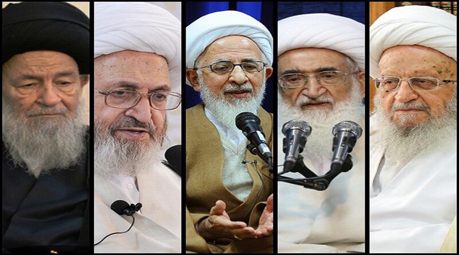 الرئيس الايراني يلتقي مراجع الدين في قم المقدسة