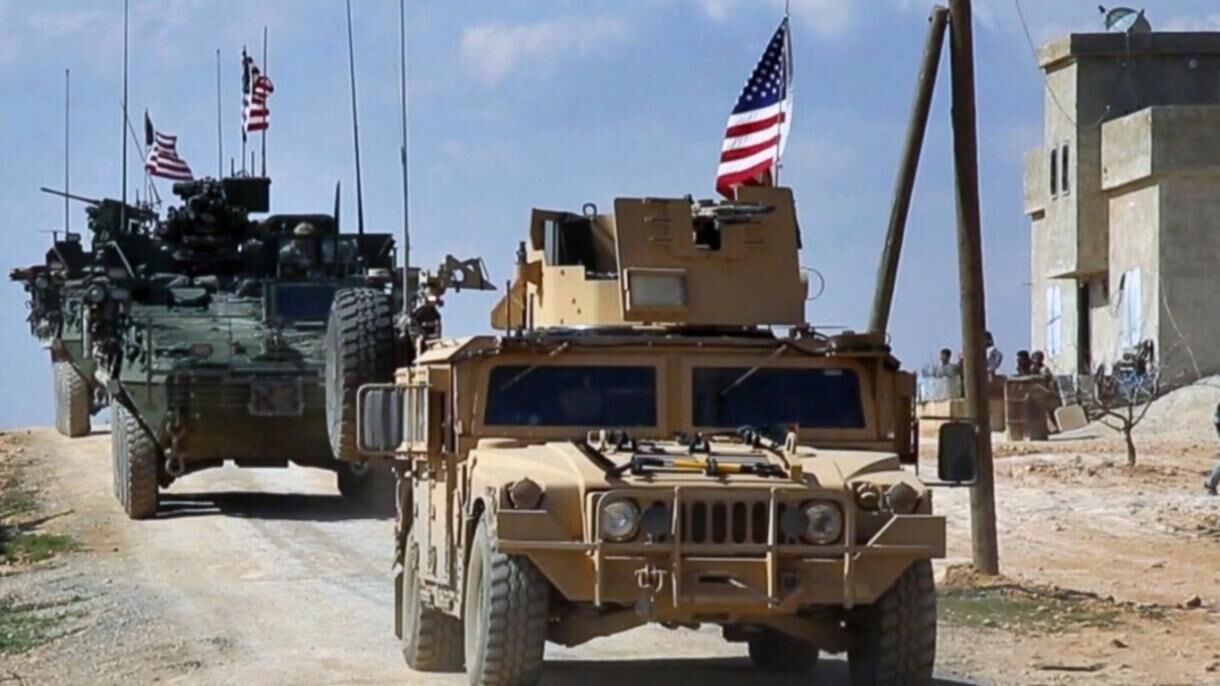 ورود کاروان‌های نظامی آمریکا به پایگاه «عین‌الاسد» عراق