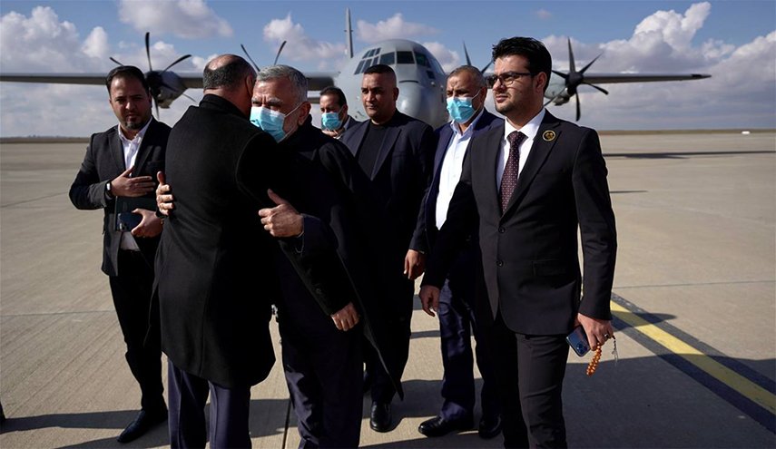 رئيس تحالف الفتح هادي العامري يصل اربيل للقاء مسعود بارزاني