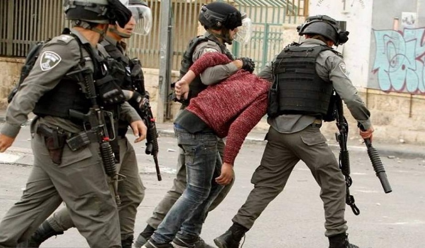 الاحتلال الاسرائيلي يعتقل 9 فلسطينيين من الضفة الغربية