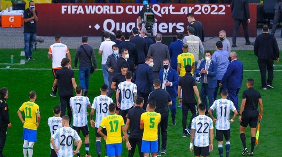  "فيفا" يقرر اعادة مباراة البرازيل والارجنتين في تصفيات المونديال 