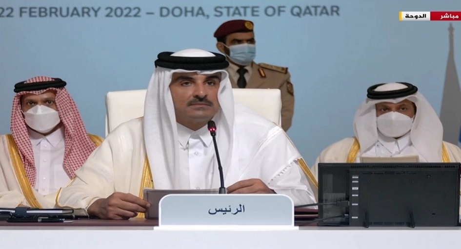  أمير قطر يدعو لمزيد من الحوار لضمان أمن إمدادات الغاز العالمية 