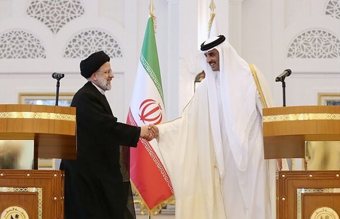 توئیت امیر قطر درباره دیدار با رئیس‌ جمهوری اسلامی ایران