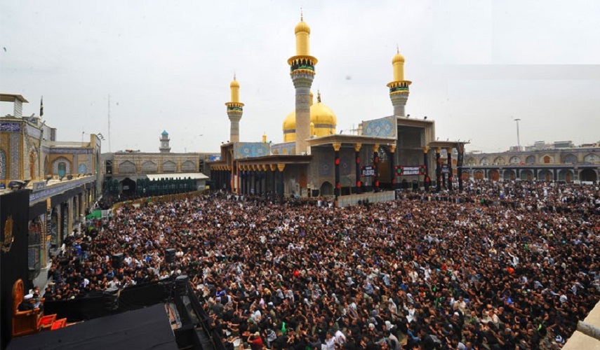 حشود العراقيين يتوافدون لمرقد الإمام الكاظم {ع} لإحياء ذكرى إستشهاده