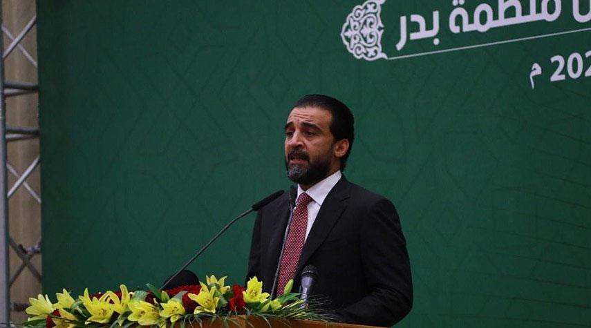 رئيس البرلمان العراقي: يجب أن يفتح بلدنا أبوابه أمام جيرانه لمواجهة الأزمات