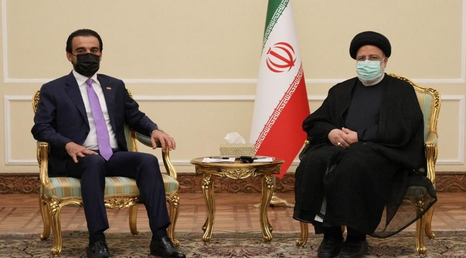 رئيس مجلس النواب العراقي يلتقي الرئيس الايراني 
