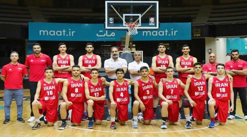 ناشئة إيران تفوز على سوريا في تصفيات بطولة غرب آسيا لكرة السلة