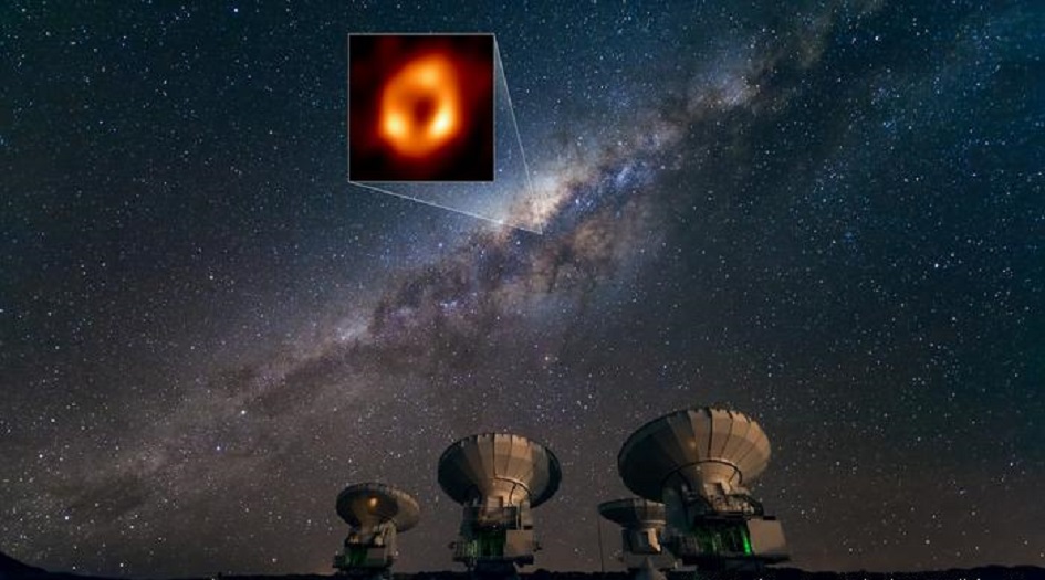 أول صورة فوتوغرافية لثقب أسود في مجرة درب التبانة