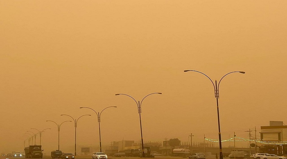 الطقس ... عواصف ترابية تضرب العراق  
