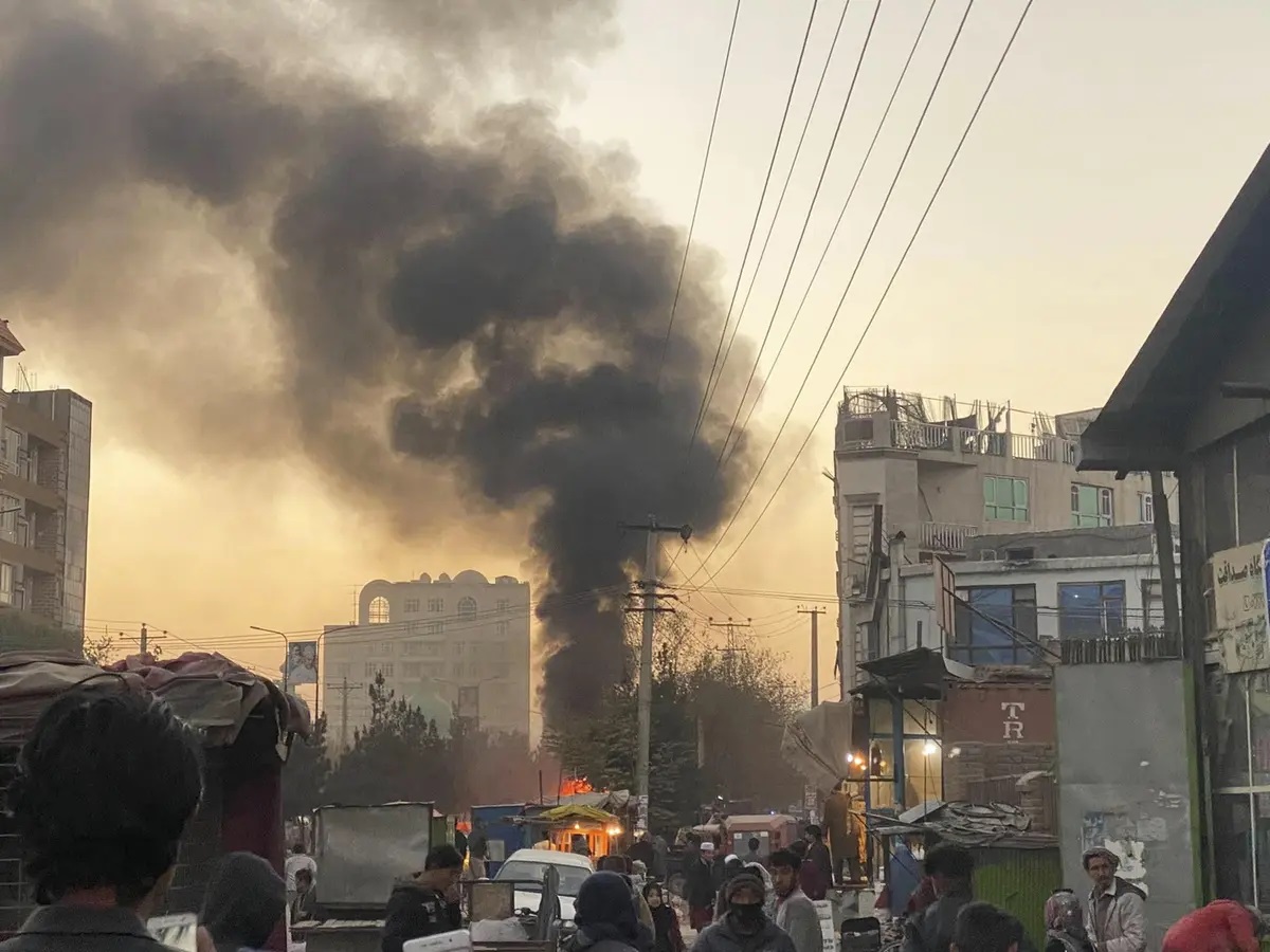 انفجار تروریستی در مراسم نماز جمعه کابل