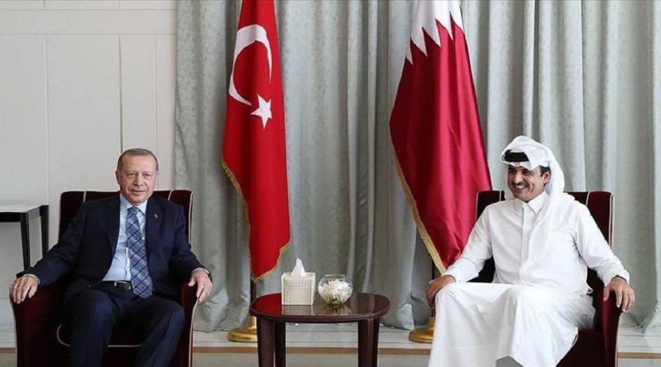 امير قطر يلتقي اردوغان في اسطنبول