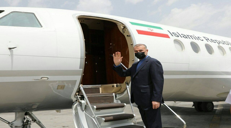 وزير الخارجية الايراني  يغادر طهران متوجها الى الامارات